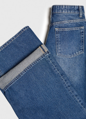 Ультраширокие джинсы с высокой посадкой