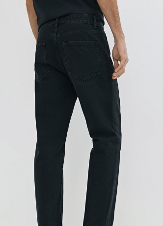 Джинсы Straight с накатом