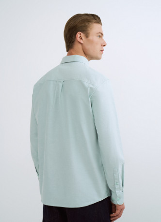 Рубашка из ткани оксфорд