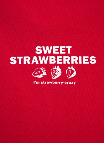 Короткий топ с принтом для девочек