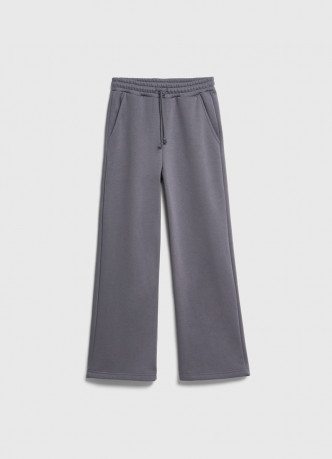 Широкие трикотажные брюки для девочек