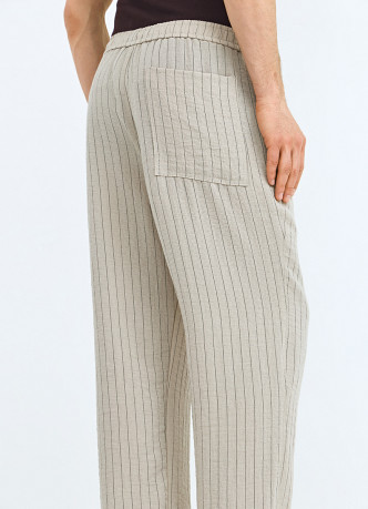 Широкие брюки из смесовой вискозы