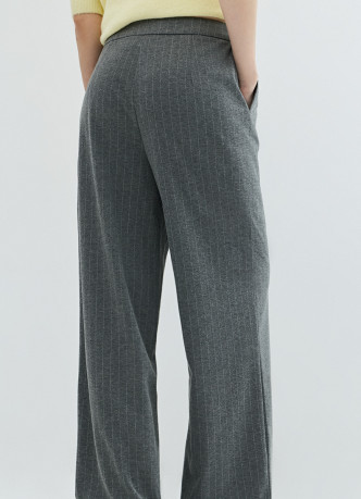 Трикотажные прямые брюки