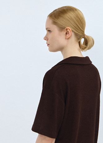 Поло из кроеного трикотажа