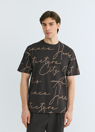 Футболка с принтом