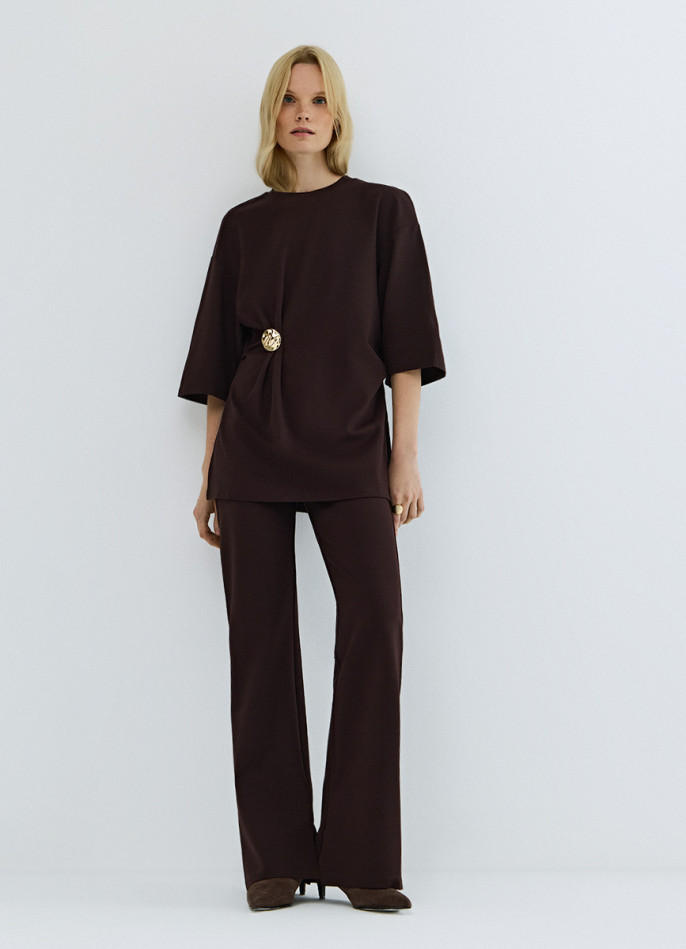 Треггинсы из трикотажа