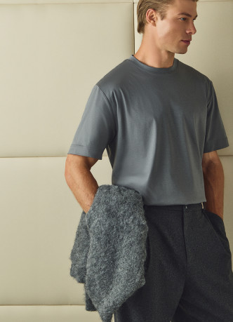 Футболка из мерсеризованного хлопка