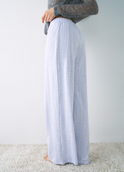 Пижамные брюки из ажурного трикотажа Серый 2599₽