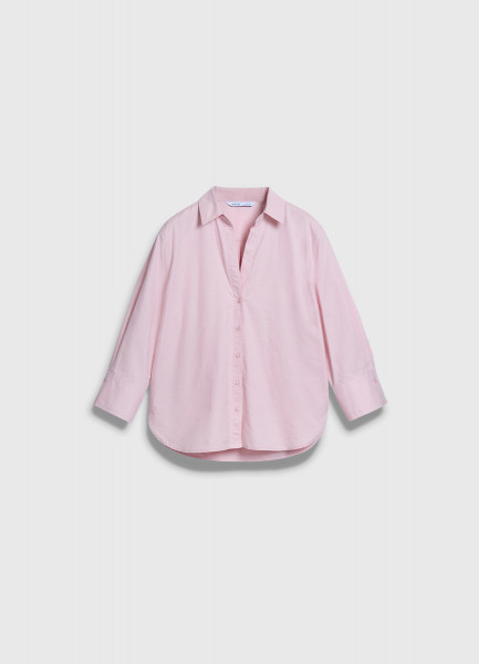 Рубашка из хлопка с рукавом 34 Розовый 1999₽