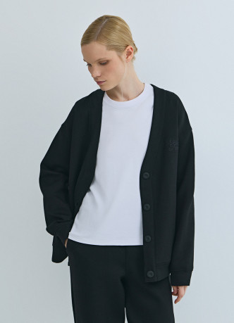 Кардиган с вышивкой