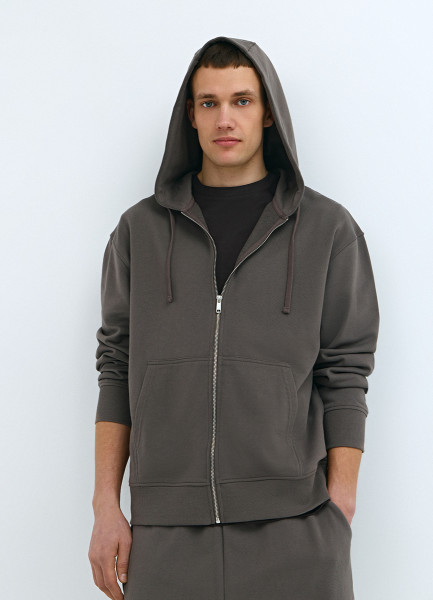 Базовая толстовка на молнии Коричневый 3999₽