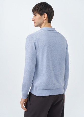 Поло с длинным рукавом