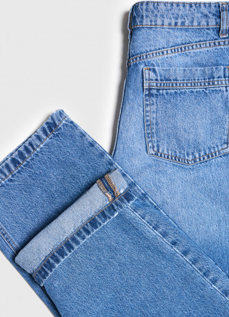 Джинсы Barrel с высокой посадкой