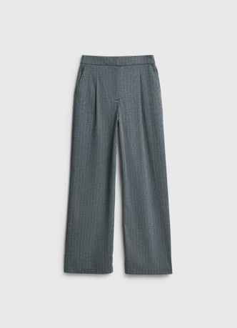 Трикотажные прямые брюки