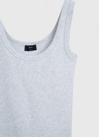 Базовая майка в рубчик