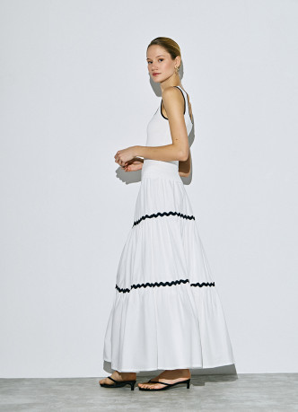 Юбка с ярусами