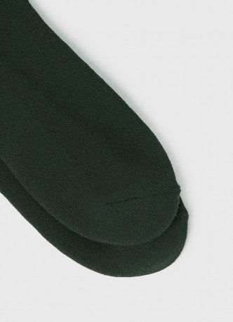 Носки в рубчик с вышивкой