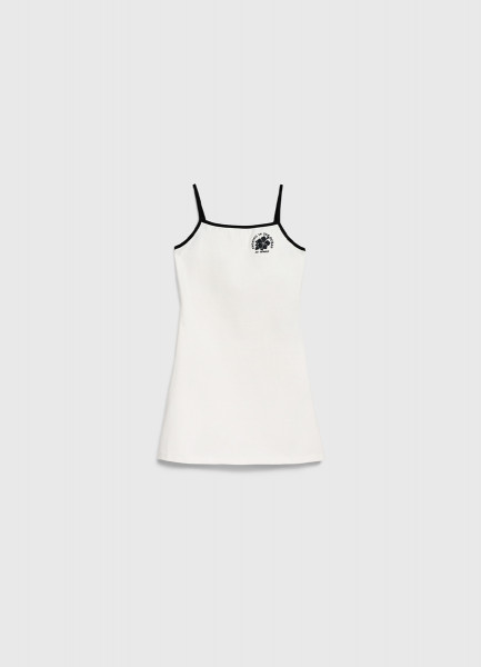 Сарафан с вышивкой для девочек, Белый