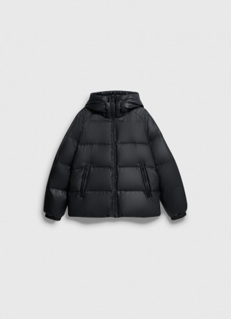 Пуховик с утеплителем из натурального пуха