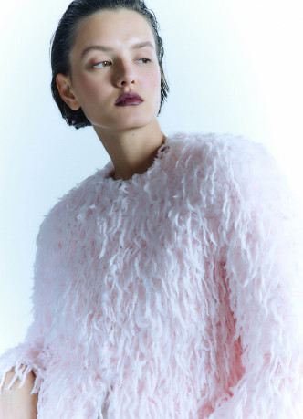 Укороченный фактурный жакет