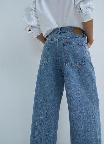 Широкие джинсы