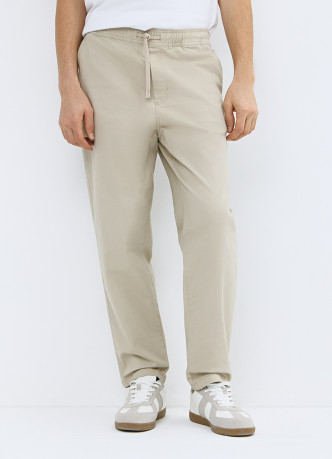 Брюки из твила на кулиске