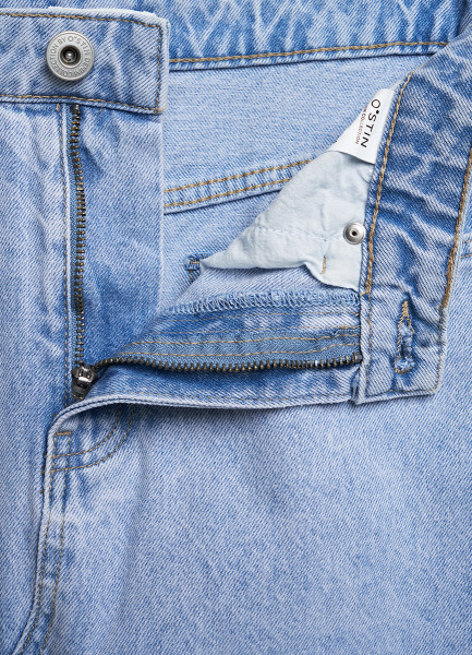 Джинсовая юбка миди, Голубой O`Stin LD1652O02-D6, размер 50 - фото 8