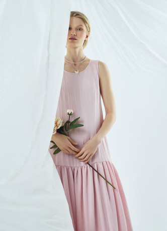 Платье А-силуэта из лиоцелла