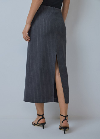 Прямая юбка миди