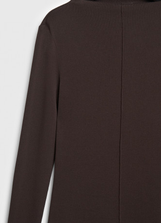 Лонгслив с шерстью