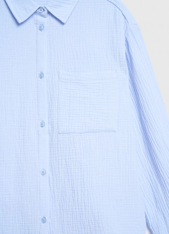 Рубашка из муслина для девочек