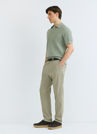 Чиносы из твила с ремнём