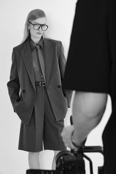 Двубортный жакет Серый 5999₽