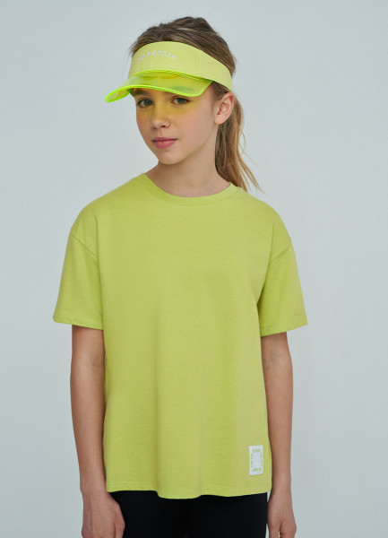 Футболка для девочек, Зеленый футболка для девочек demix зеленый