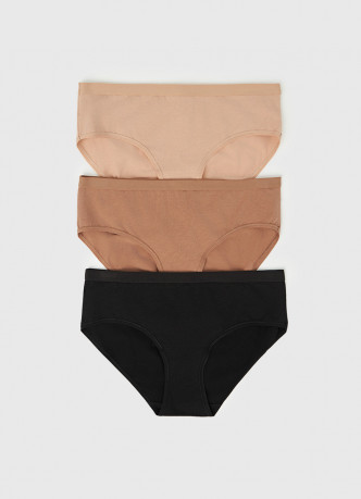 Трусы средней посадки, 3 шт.