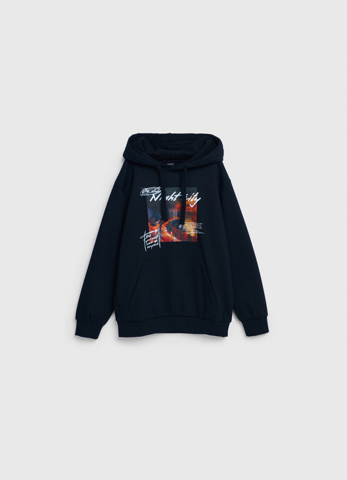 Худи с принтом для мальчиков