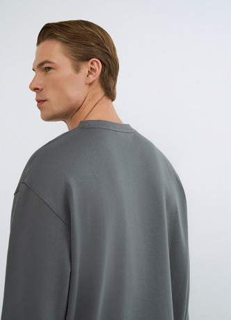 Свитшот с имитацией футболки