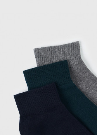 Короткие носки с поддержкой стопы, 3 пары