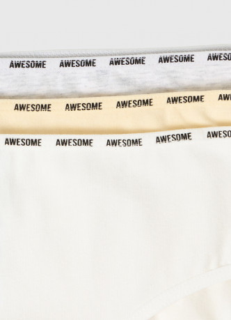 Трусы-слипы для девочек, 3 шт.