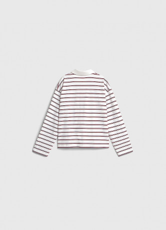 Поло с длинным рукавом для девочек