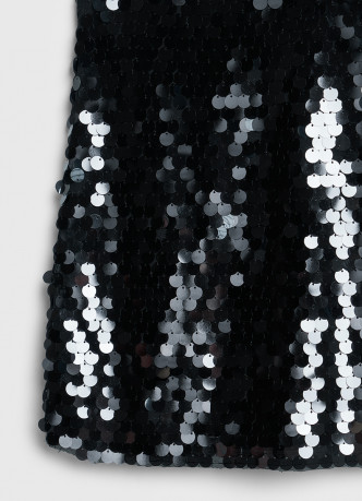 Мини-юбка с пайетками для девочек