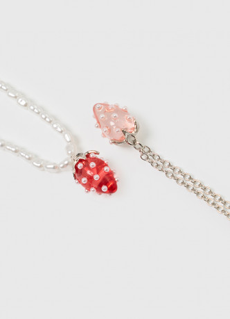 Ожерелье с подвесками для девочек, 2 шт.