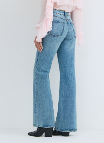 Джинсы Bootcut с высокой посадкой