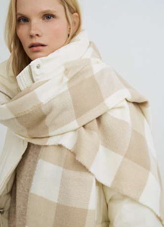Шарф в клетку