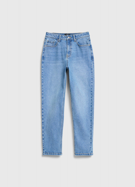 

Джинсы Mom с высокой посадкой, Голубой