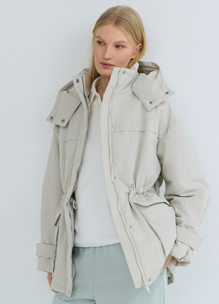 Куртка-парка с капюшоном Бежевый 7999₽