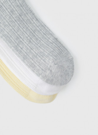 Носки из хлопка пуантель, 3 пары