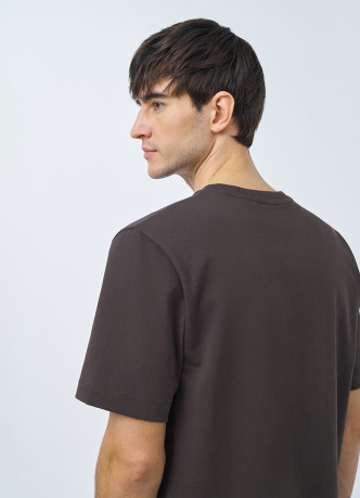 Футболка с текстовой вышивкой