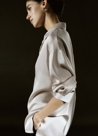 Сатиновая блузка