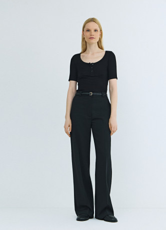 Футболка хенли из вискозы